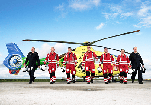 Members of Scotland's Charity Air Ambulance Crew